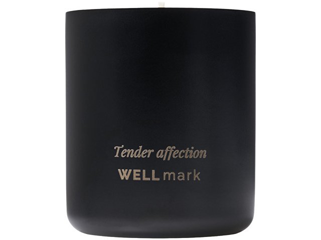 Ароматическая свеча Wellmark "Tender Affection" - сплошной черный
