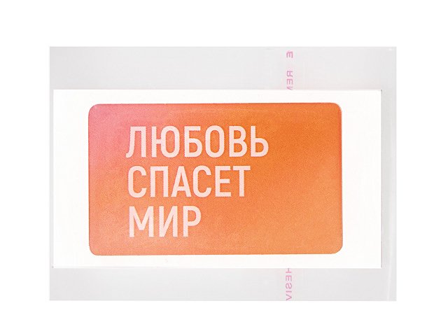 Стикер смоляной прямоугольник мини 1 шт, 3х5 см, пресет