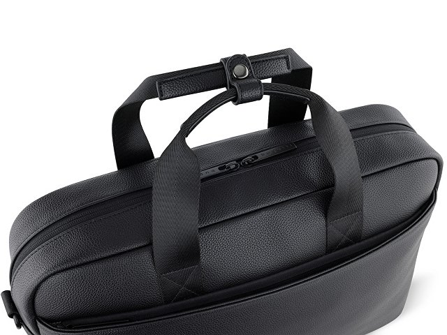 Портфель мужской BUGATTI РИКО | RICO, черный, полиуретан, 40 x 10 x 28,5 см