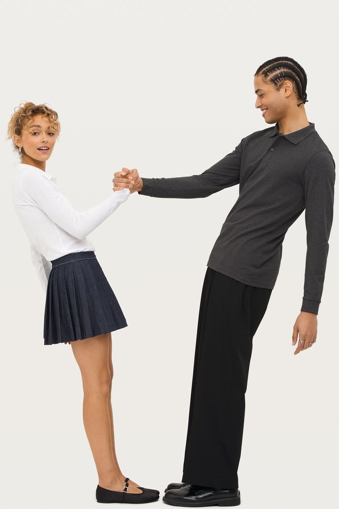 Рубашка поло женская с длинным рукавом Perfect LSL Women, ярко-синяя