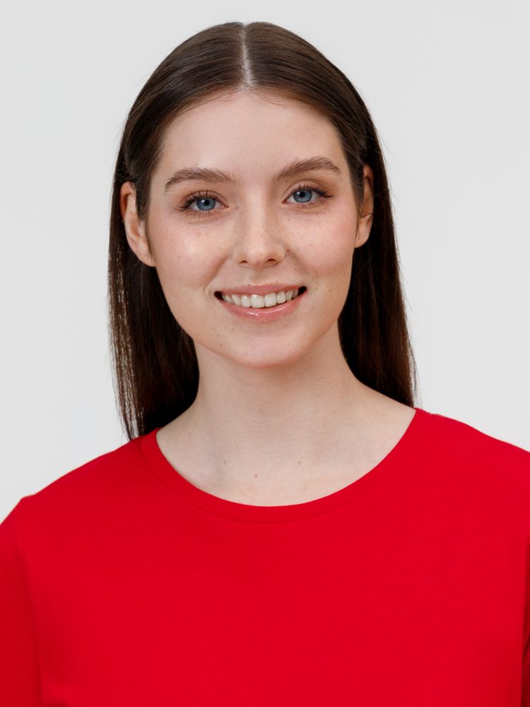 Футболка женская E150, красная