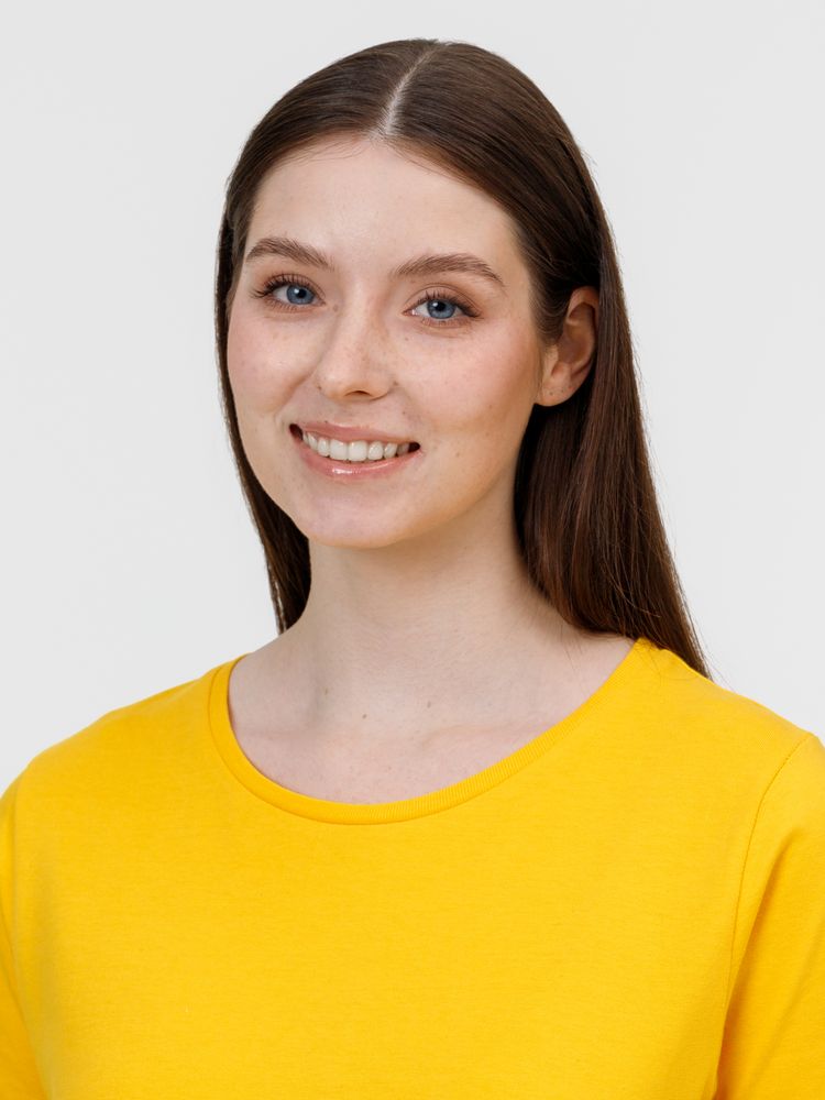 Футболка женская E190 желтая