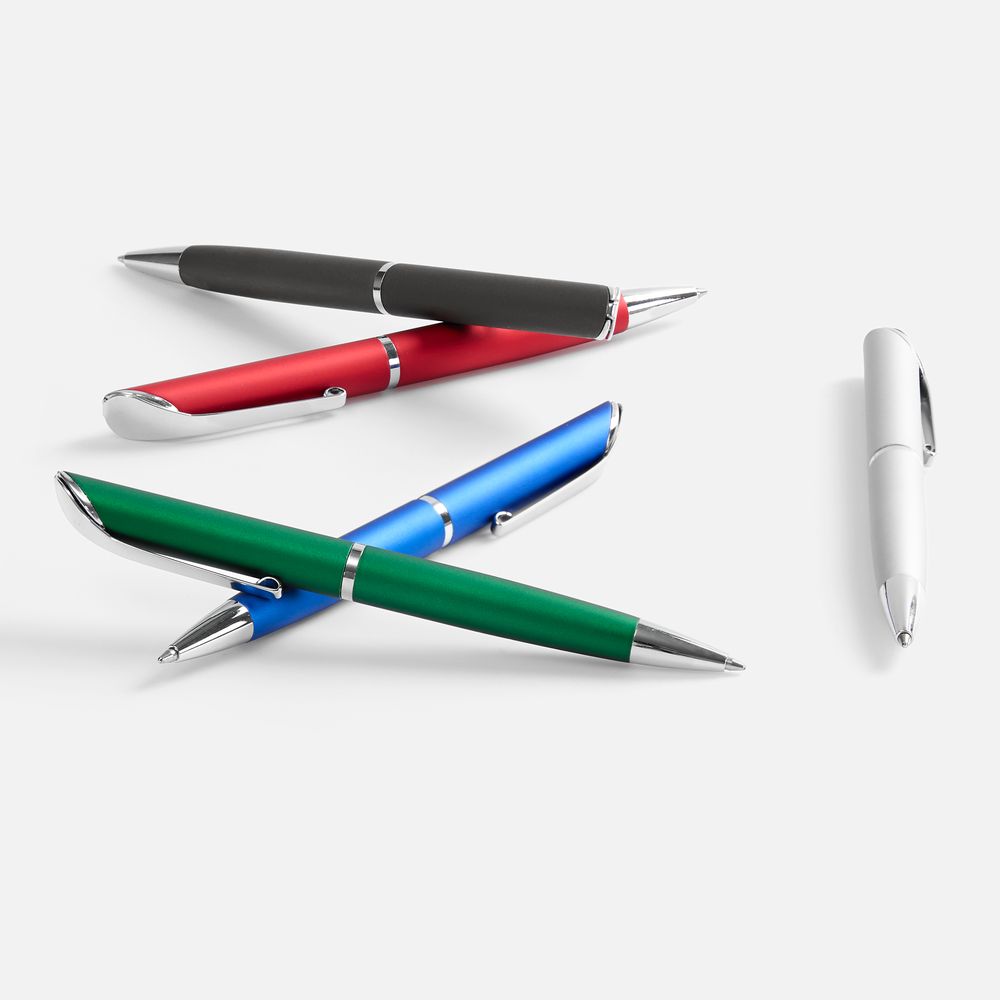 Ручка шариковая Glide, серо-коричневая