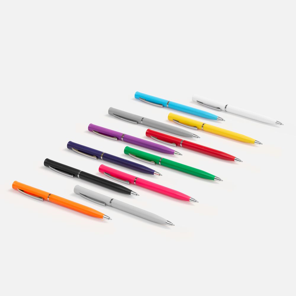 Ручка шариковая Euro Chrome, темно-серая