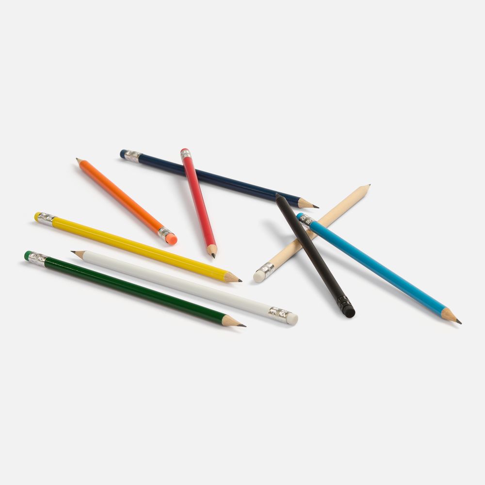 Карандаш простой Hand Friend с ластиком, голубой