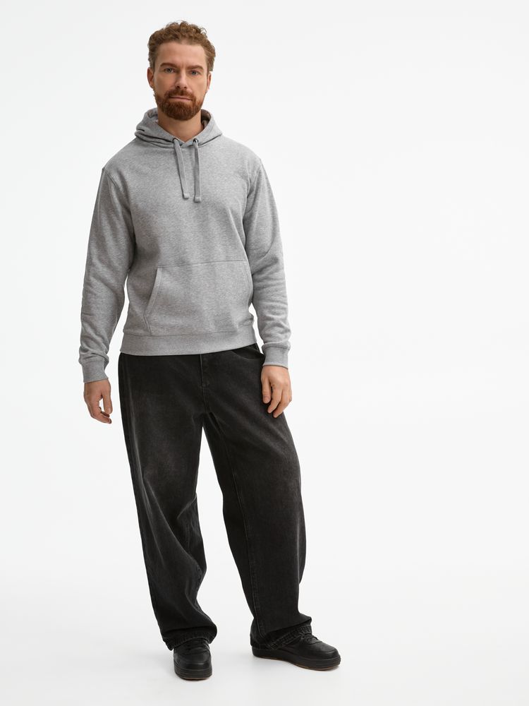 Толстовка унисекс Spencer, серый меланж