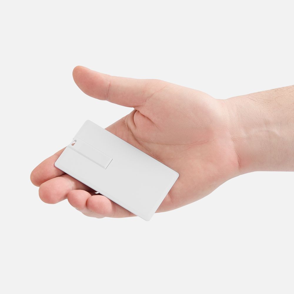 Флешка Card, 16 Гб, белая