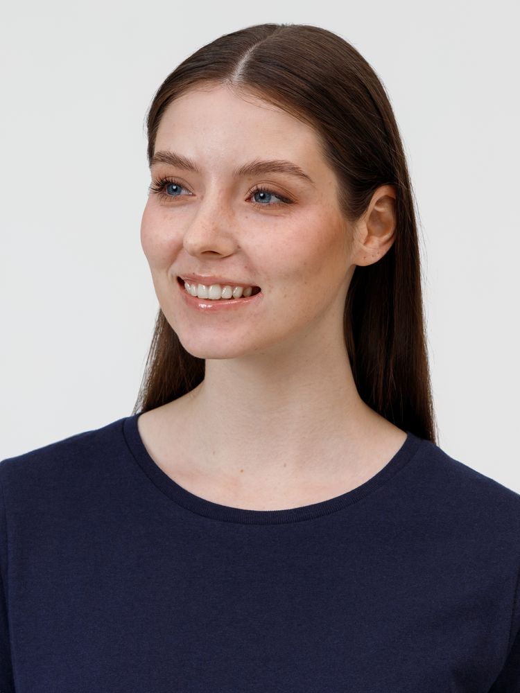 Футболка женская E150, темно-синяя