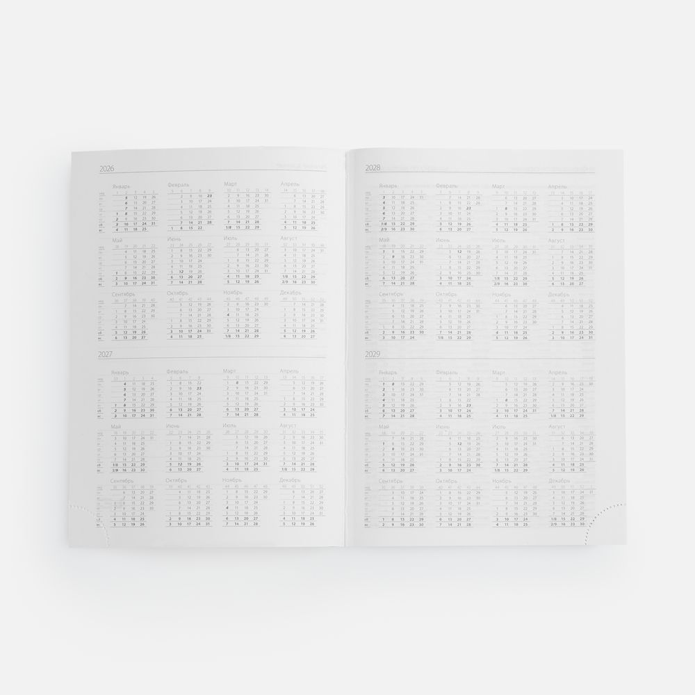 Ежедневник Favor Metal, недатированный, синий