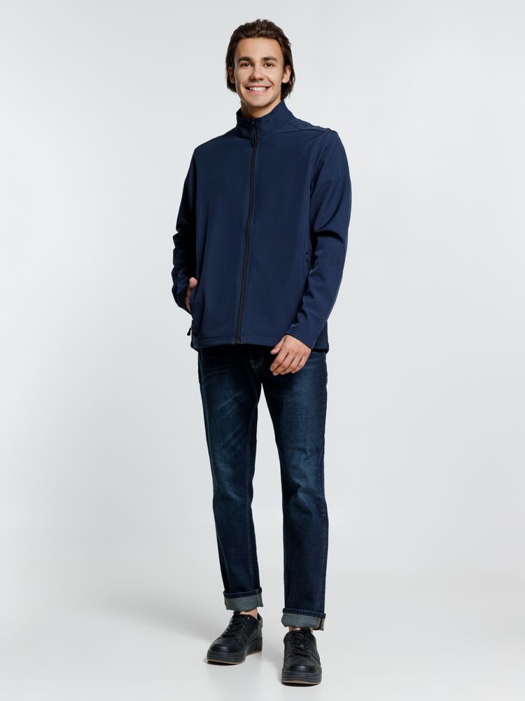 Куртка софтшелл мужская Race Men, темно-синяя