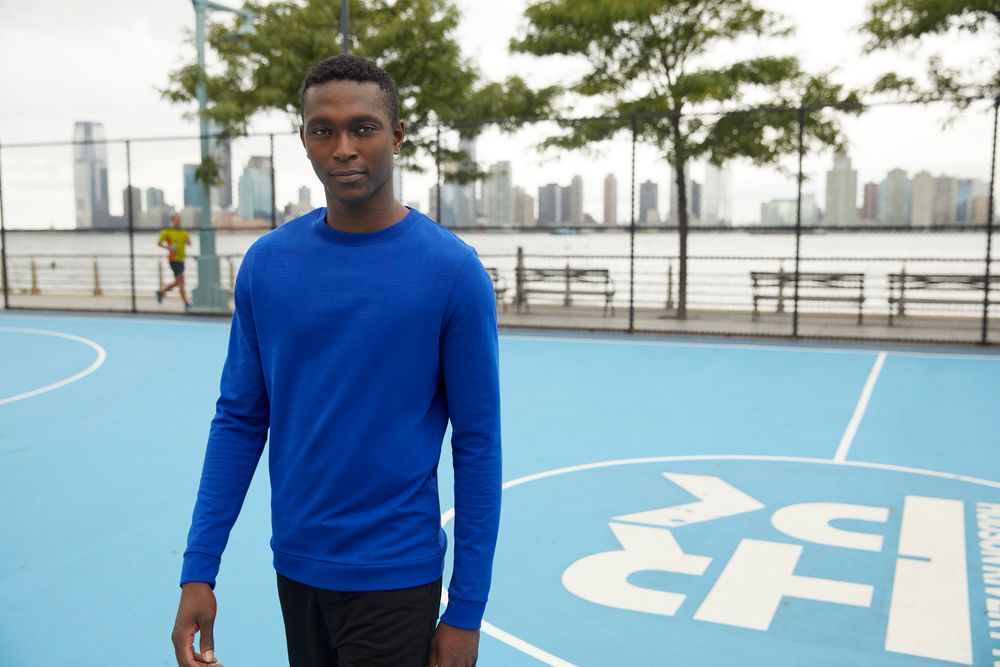 Свитшот унисекс Set In, сиреневый