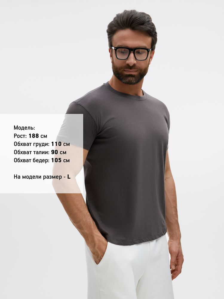Футболка унисекс Regent 150, темно-серая
