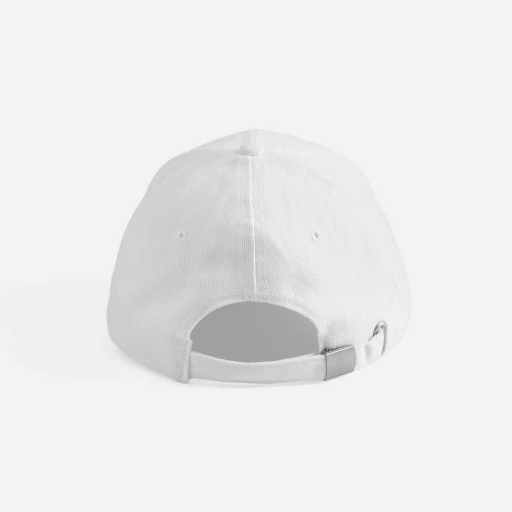 Бейсболка Buffalo, белая с темно-синим