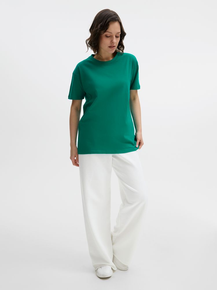 Футболка унисекс Regent 150, зеленая (изумрудная)