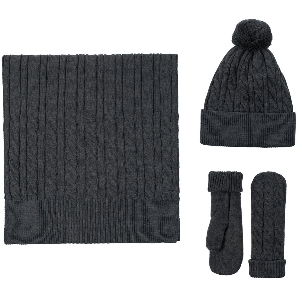 Шапка Heat Trick, темно-серый меланж