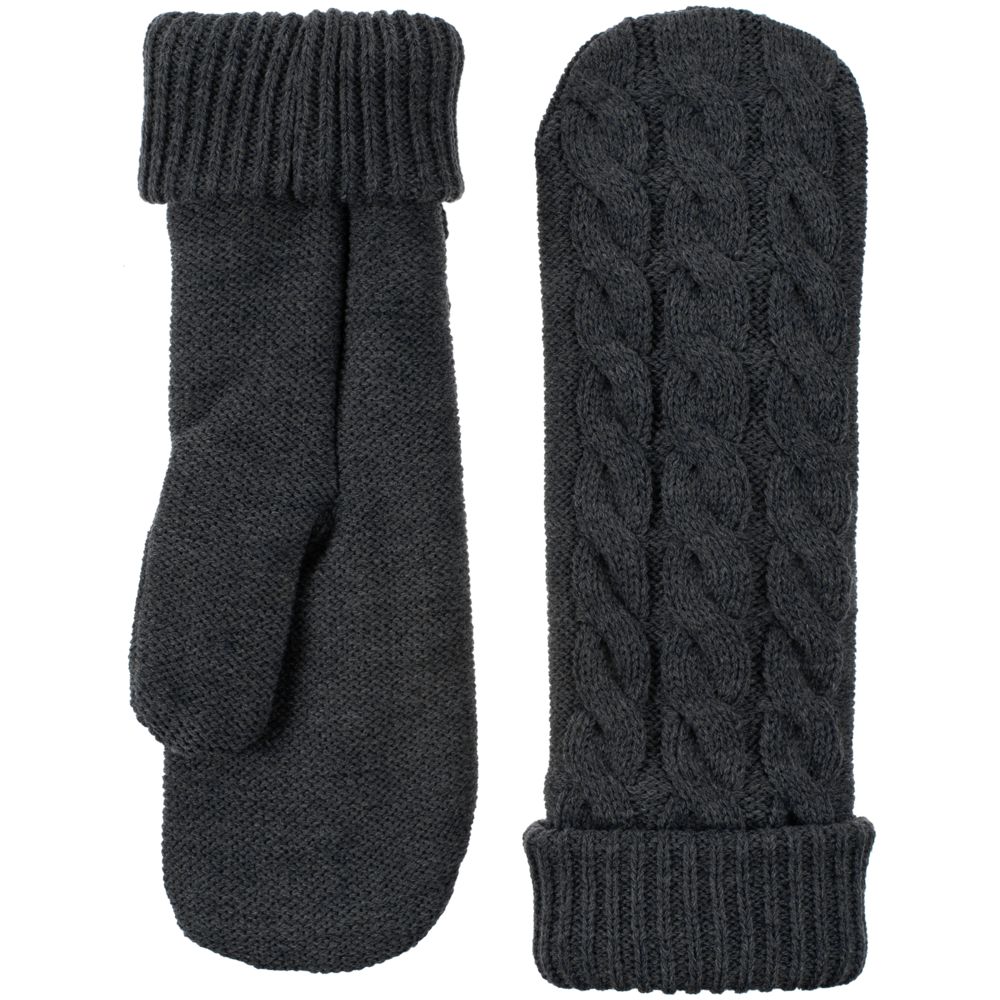 Варежки Heat Trick, темно-серый меланж