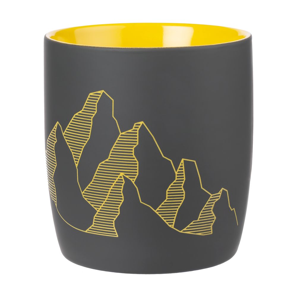 Кружка Surprise Touch с покрытием софт-тач, желтая