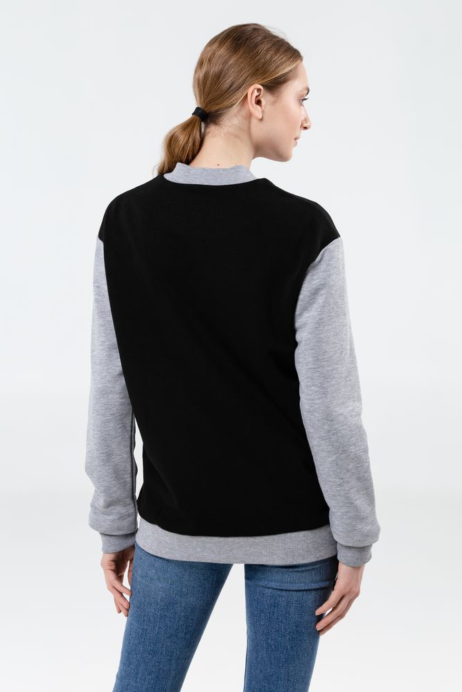 Бомбер College, молочно-белый