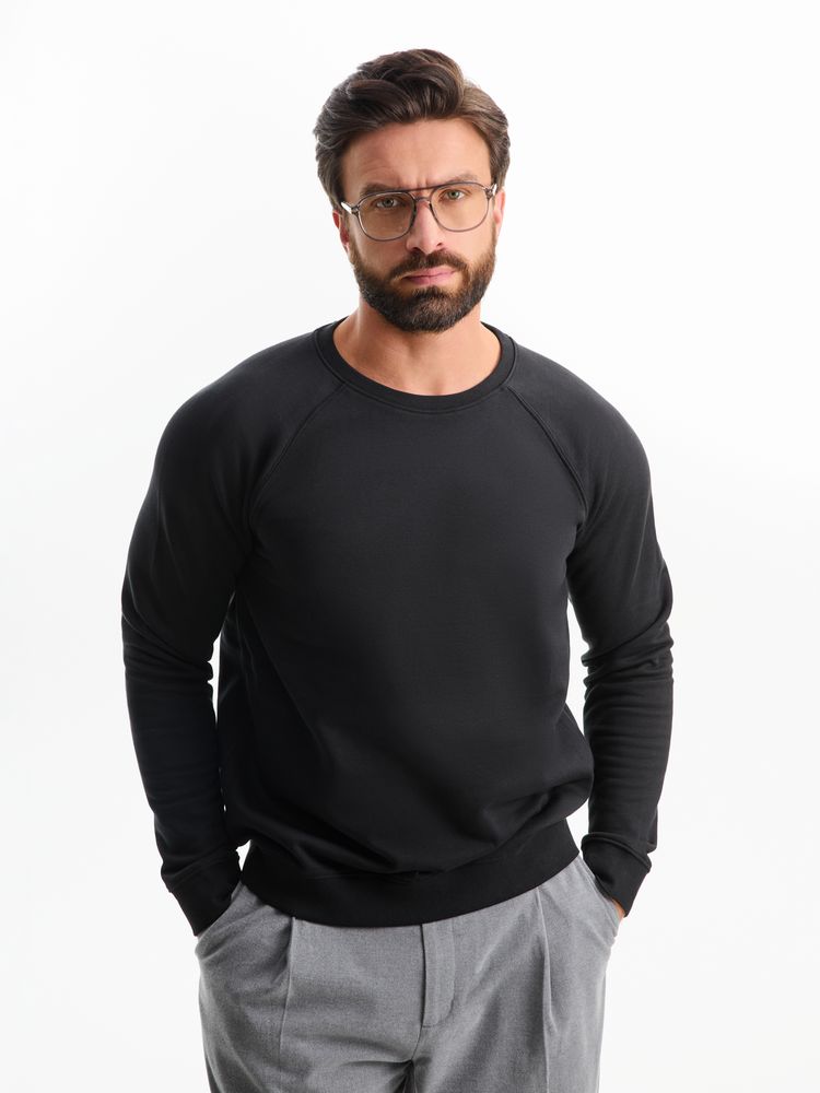 Свитшот унисекс Space, черный