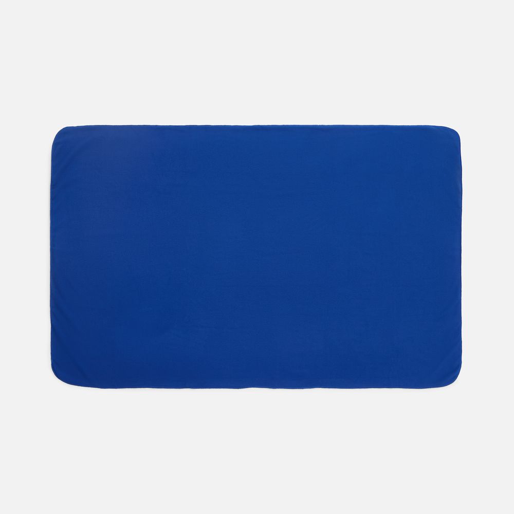 Флисовый плед Warm&Peace XL, ярко-синий