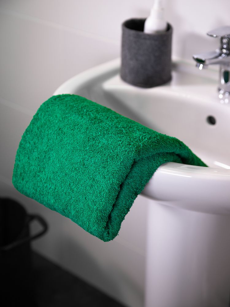 Полотенце Odelle, большое, зеленое