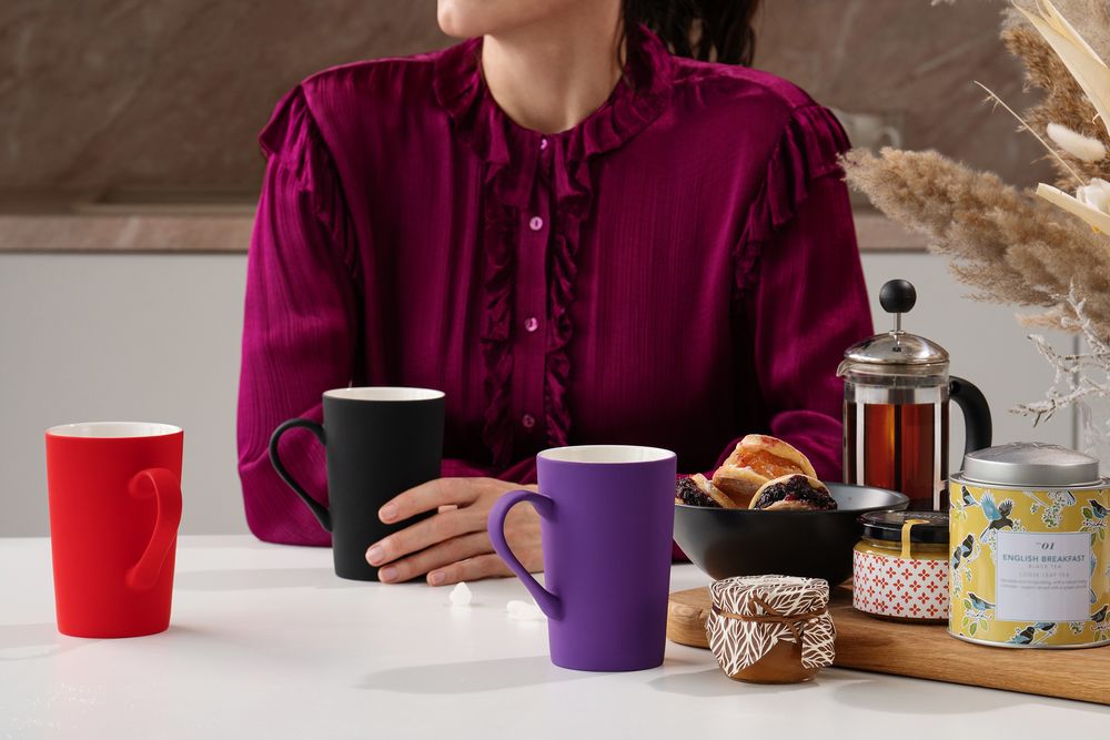 Кружка Best Noon с покрытием софт-тач, синяя