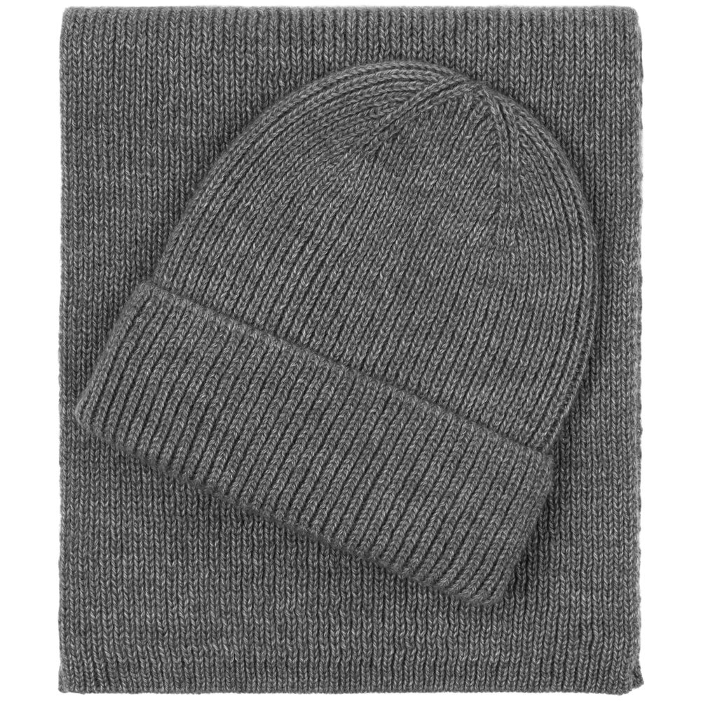 Шарф Bernard, серый меланж