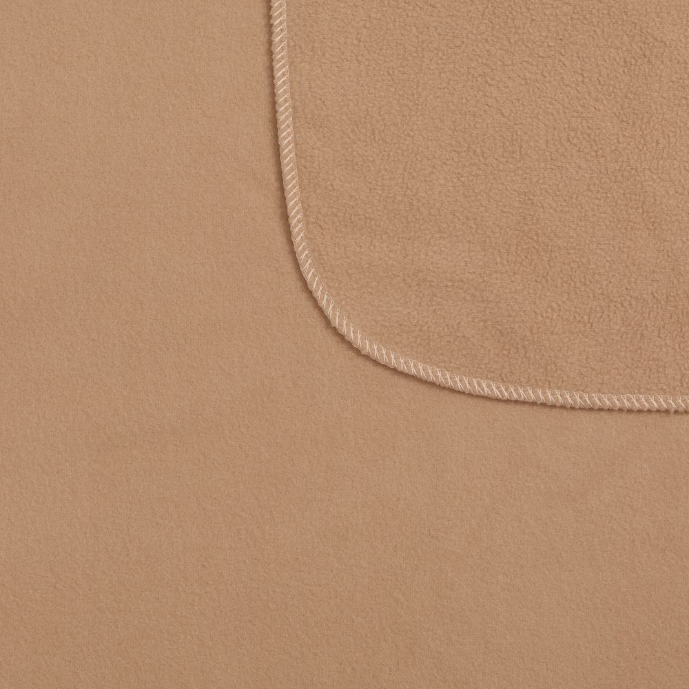 Флисовый плед Warm&Peace, бежевый