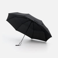 Зонт складной Fiber, черный