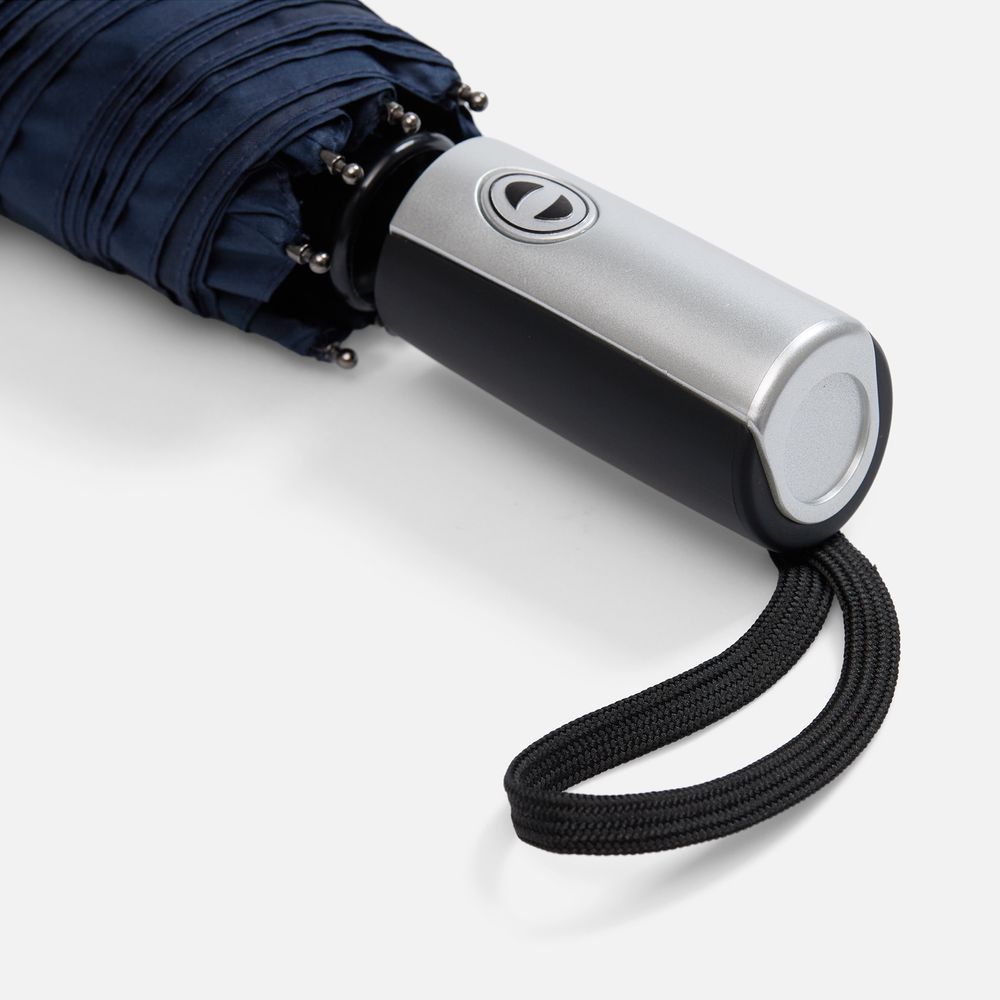 Зонт складной Fiber, темно-синий