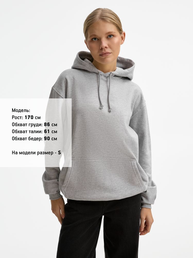 Худи унисекс Condor, серый меланж