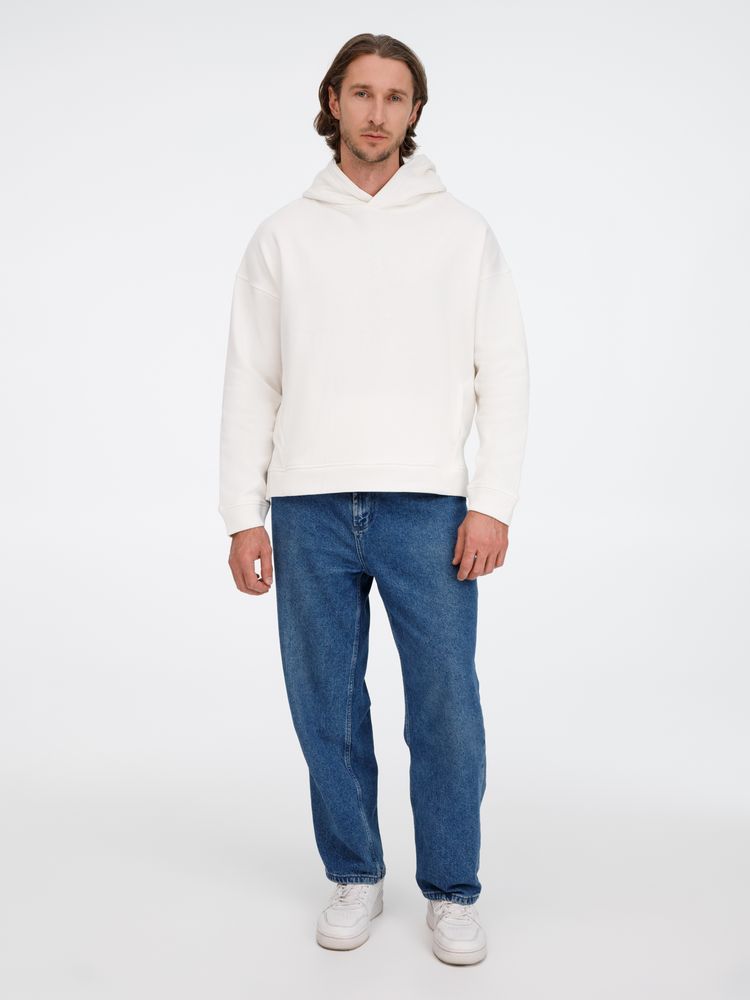 Худи оверсайз унисекс Tolla, молочное