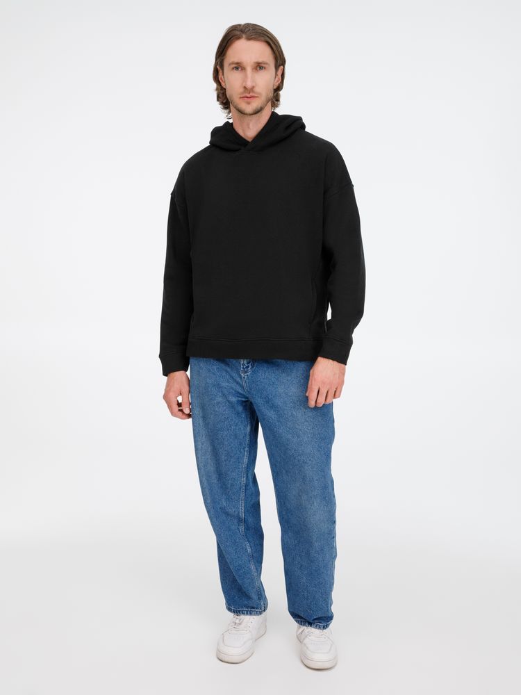 Худи оверсайз унисекс Tolla, черное