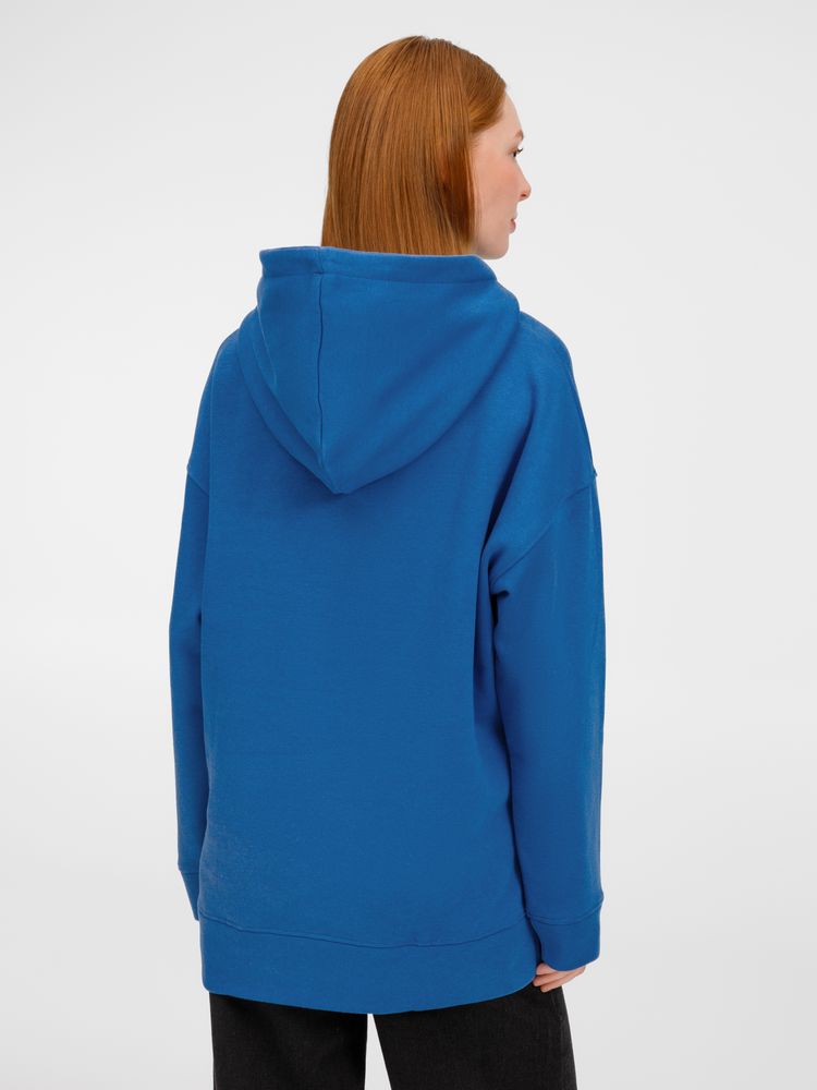 Худи оверсайз унисекс Tolla, синее (джинс)