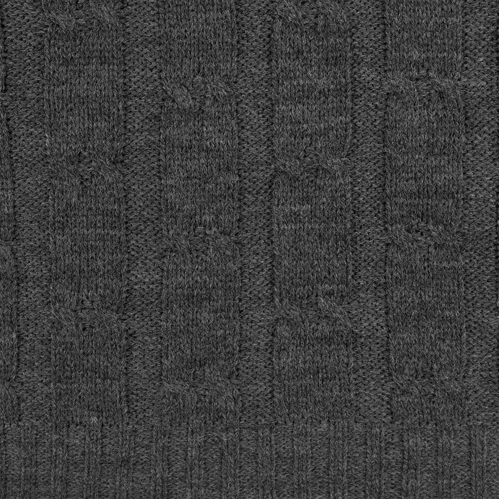 Плед Trenza, темно-серый