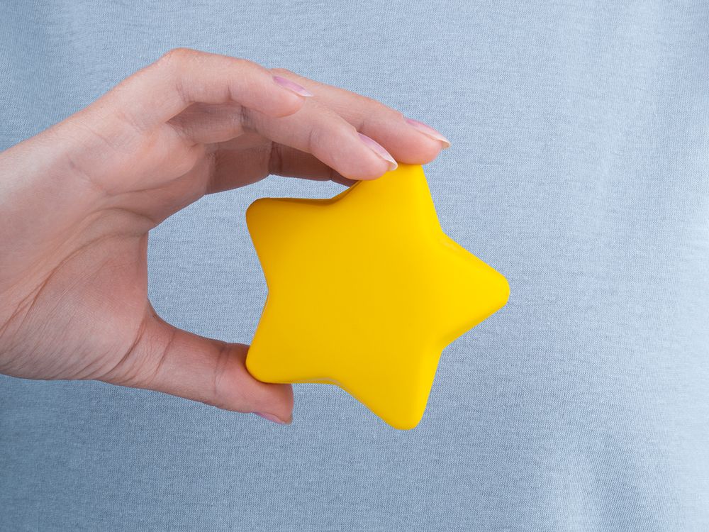 Антистресс «Звезда», желтый
