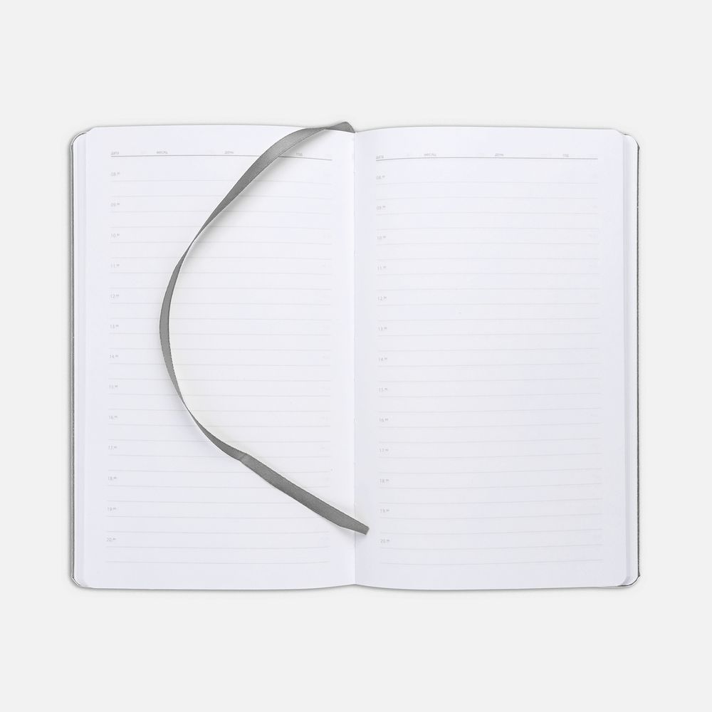 Ежедневник Nova, недатированный, серый