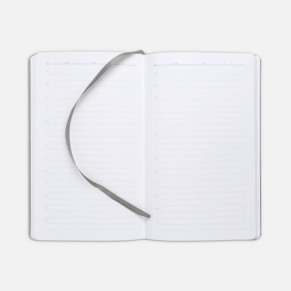 Ежедневник Nova Metal, недатированный, серый