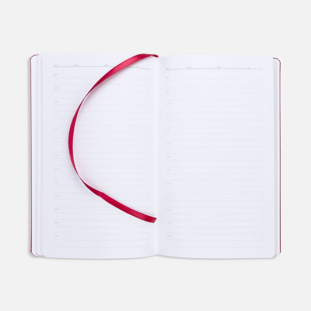 Ежедневник Nova Round, недатированный, красный