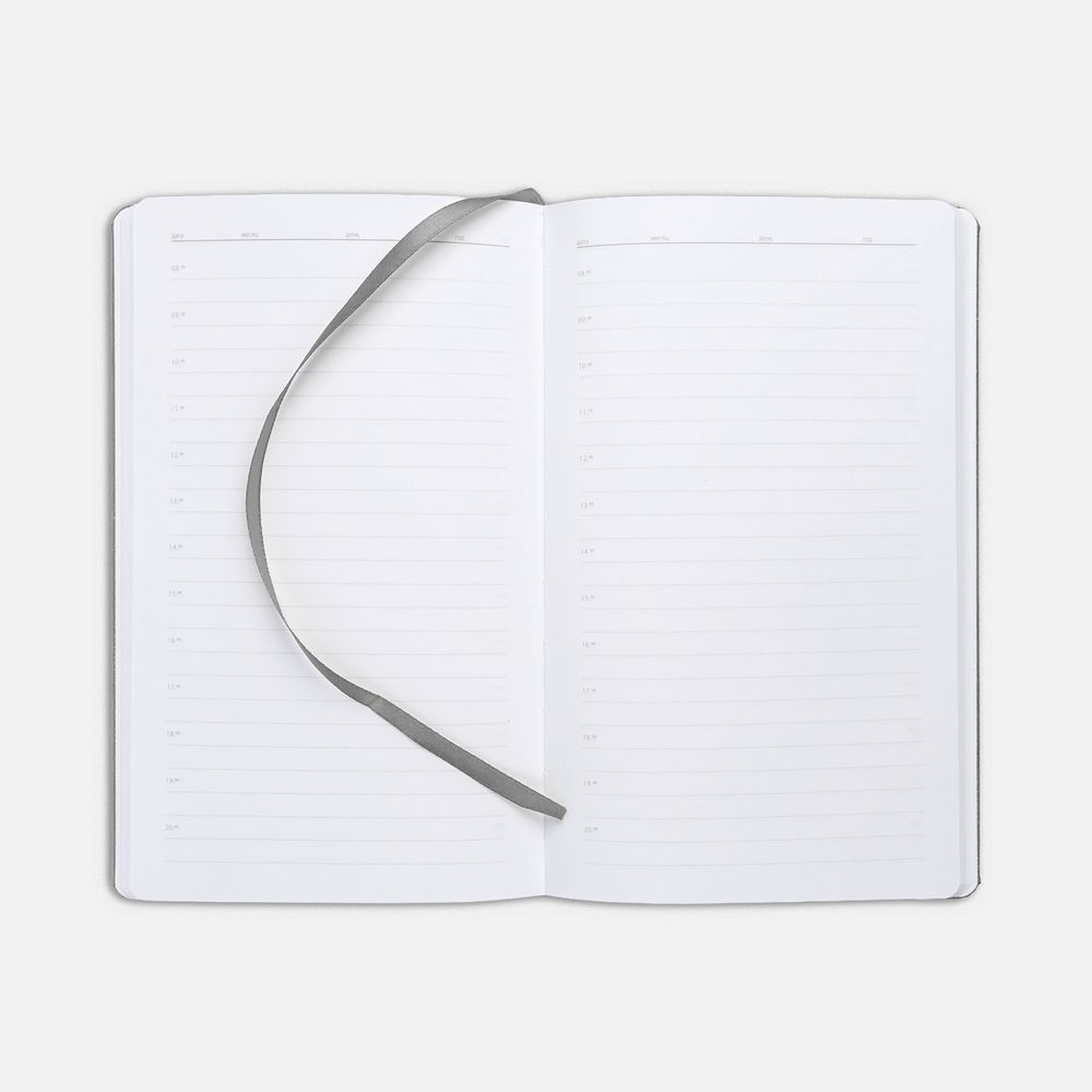 Ежедневник Nova Round, недатированный, серый