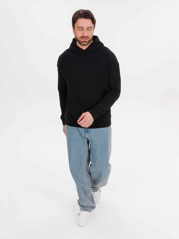 Худи оверсайз унисекс Outshine, черное