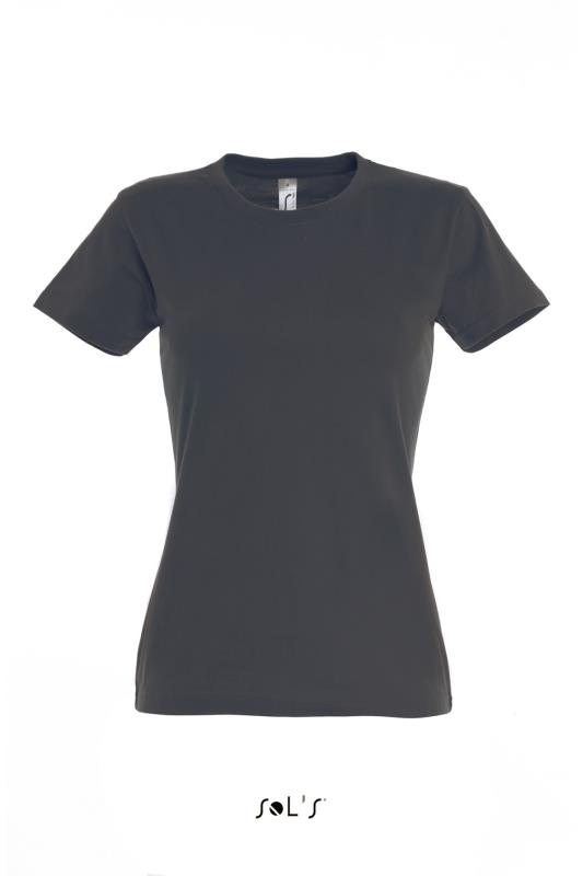 Фуфайка (футболка) IMPERIAL женская,Тёмно-серый/графит L