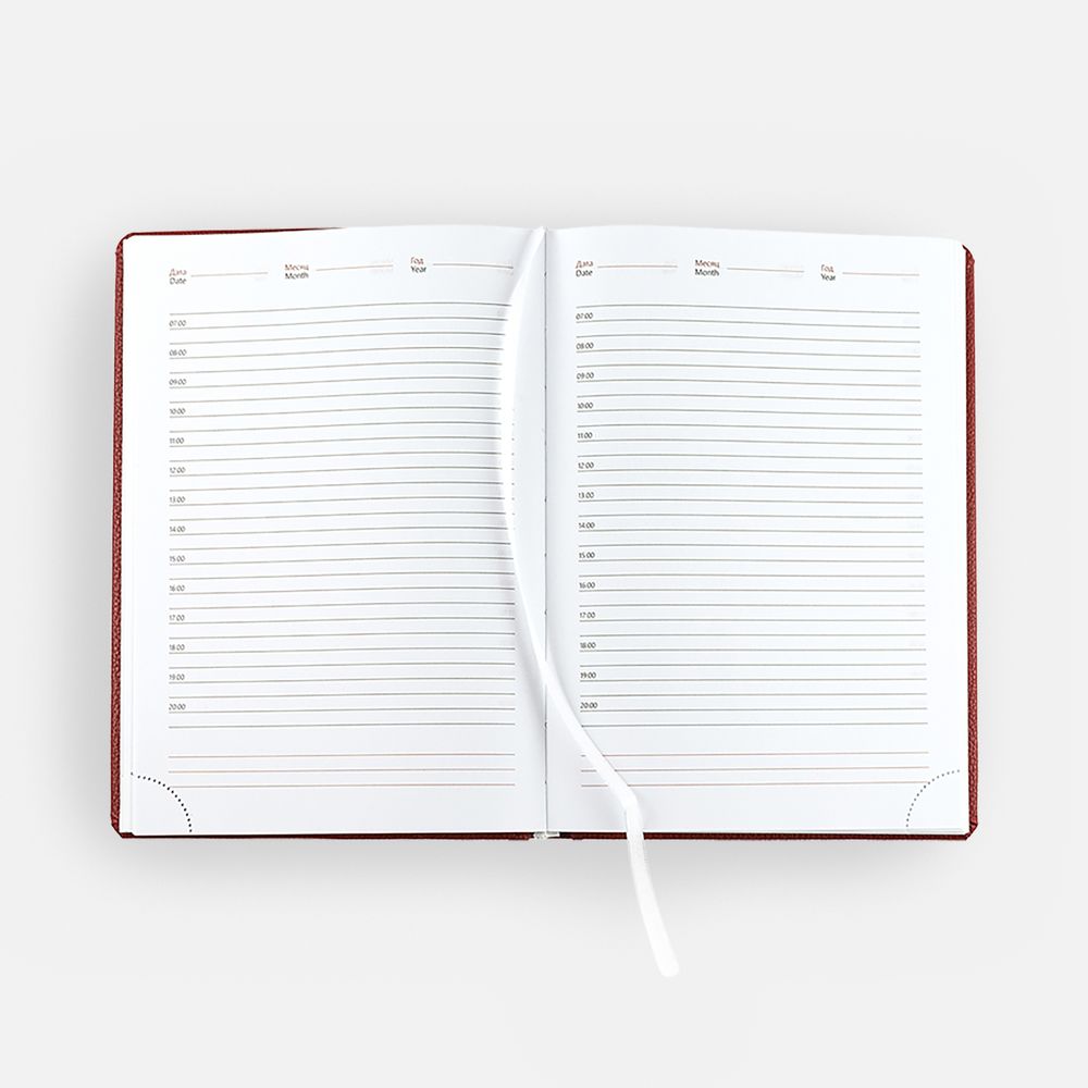 Ежедневник Sagrin, недатированный, красный