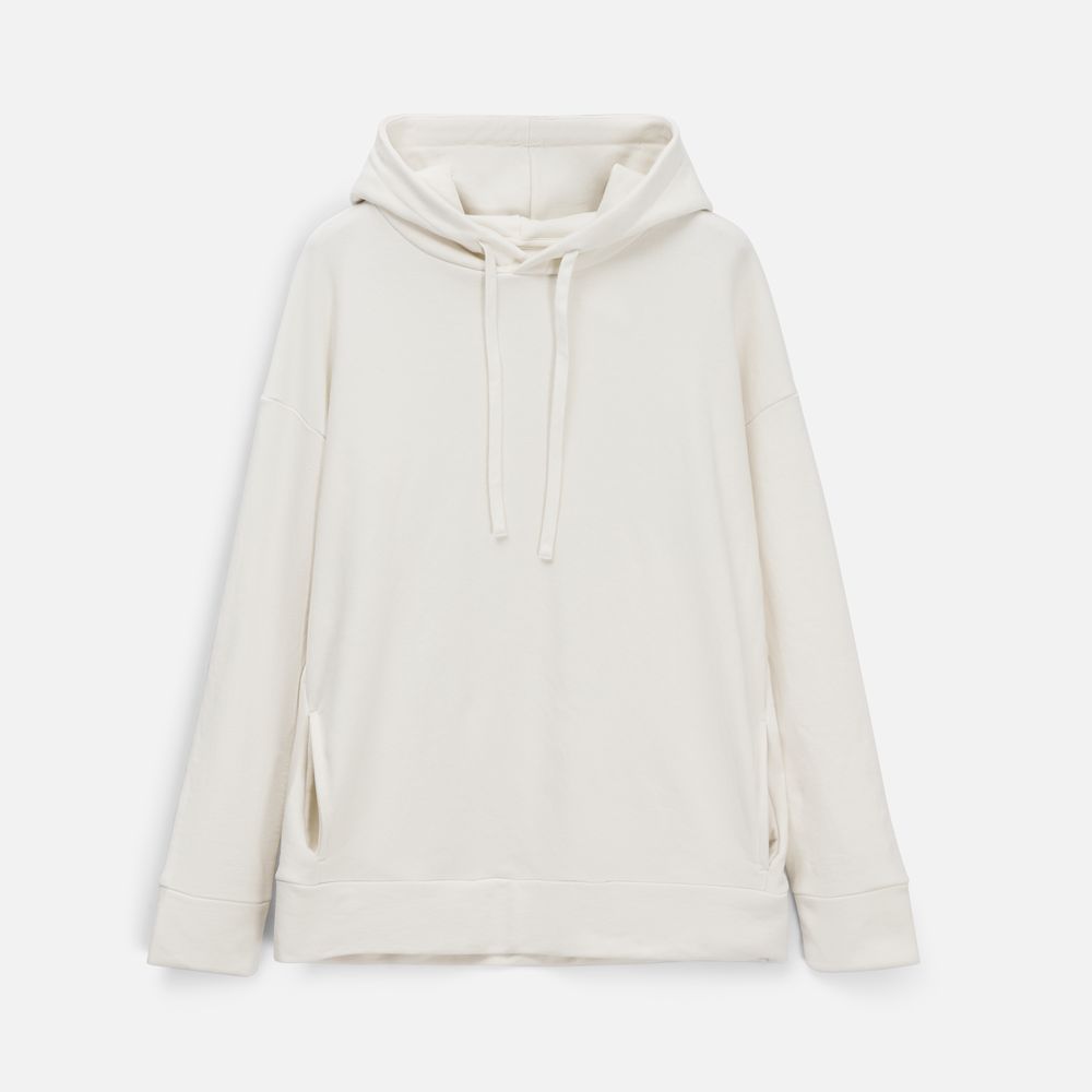 Худи унисекс H2, молочно-белое