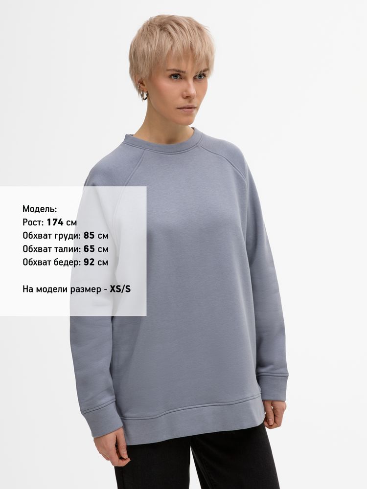 Свитшот унисекс S1, серый