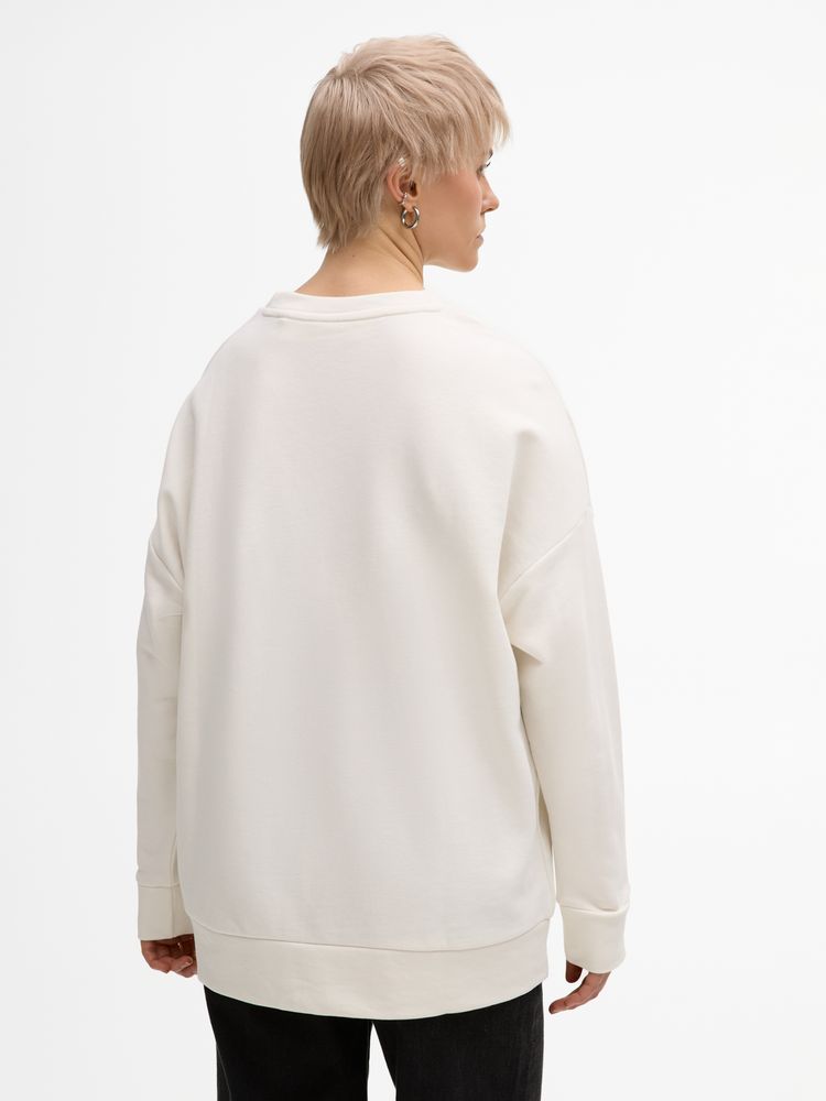 Свитшот унисекс S2, молочно-белый