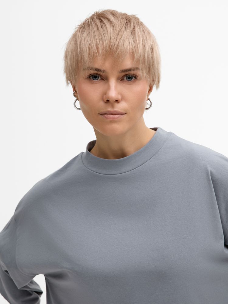 Футболка унисекс оверсайз T1, серая