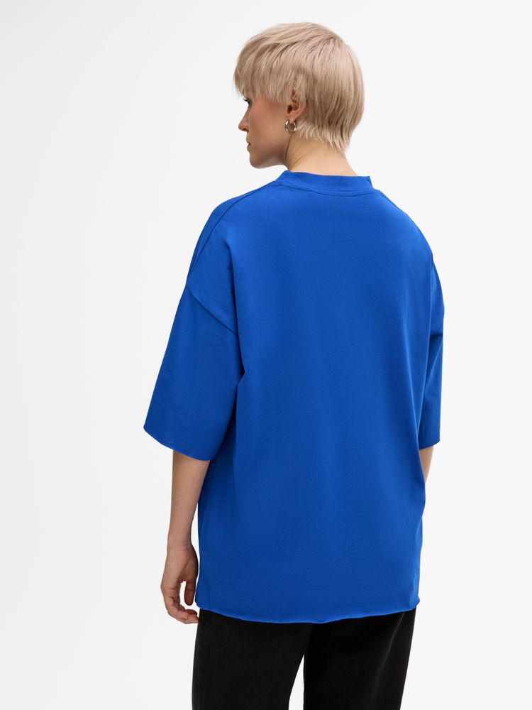 Футболка унисекс оверсайз T1, синяя