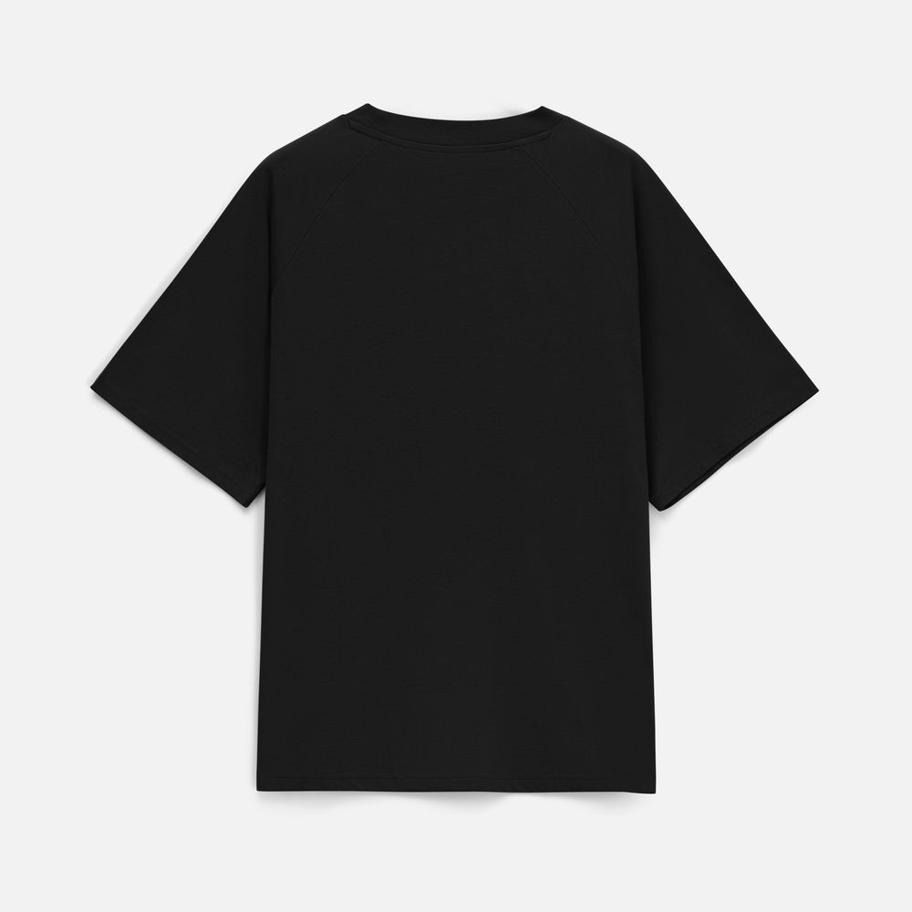 Футболка унисекс оверсайз T2, черная