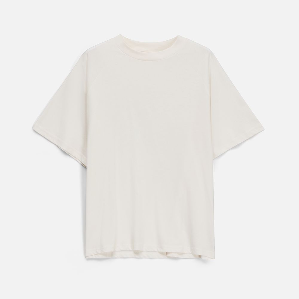 Футболка унисекс оверсайз T2, молочно-белая